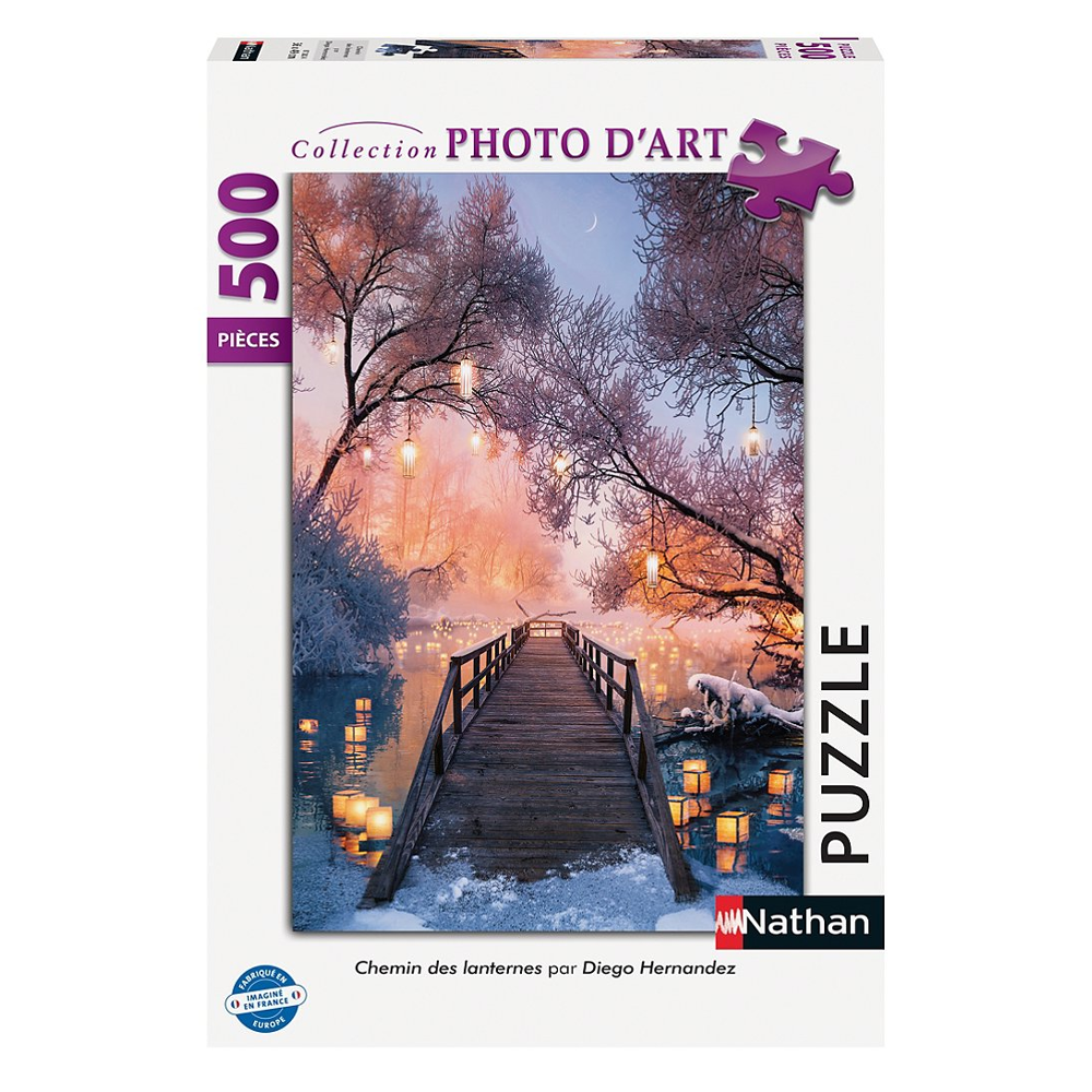 Puzzle N 500 p - Chemin des lanternes / Diego Hernandez