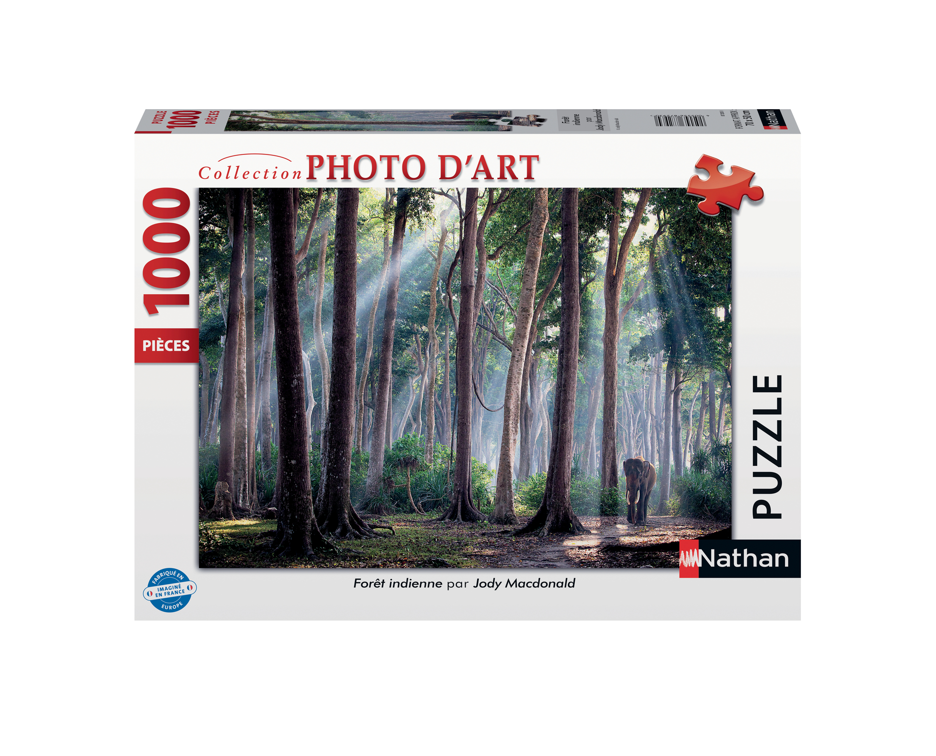 Puzzle N 1000 p - Forêt indienne