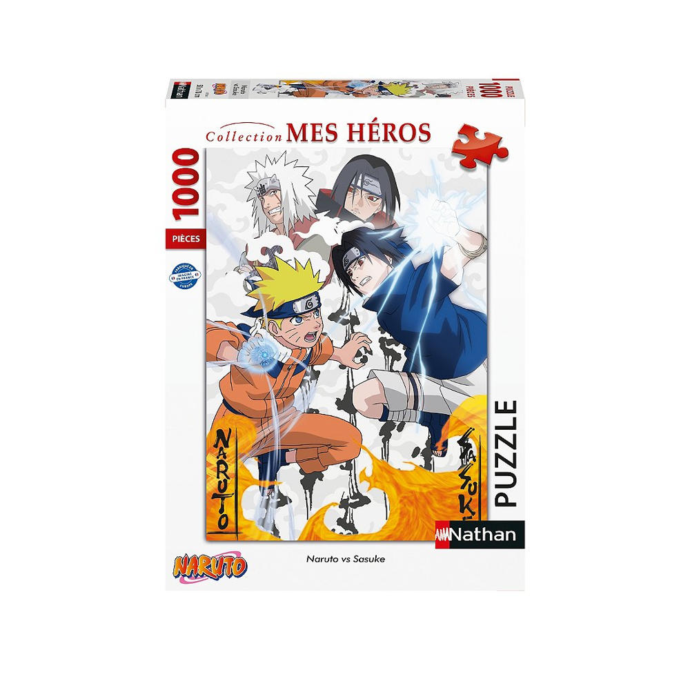 Nathan Puzzle 1000 P - Naruto Vs. Sasuke - Naruto