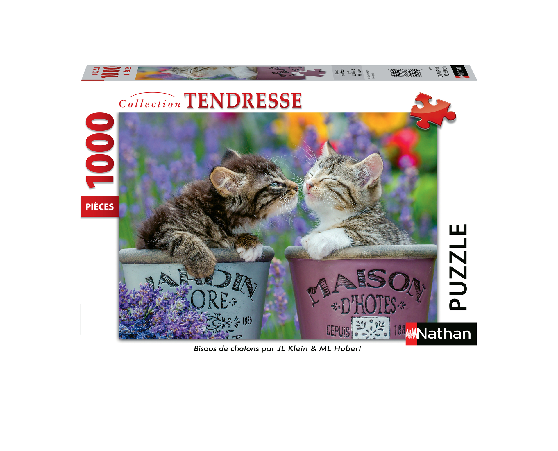 Puzzle N 1000 p - Bisous de chatons