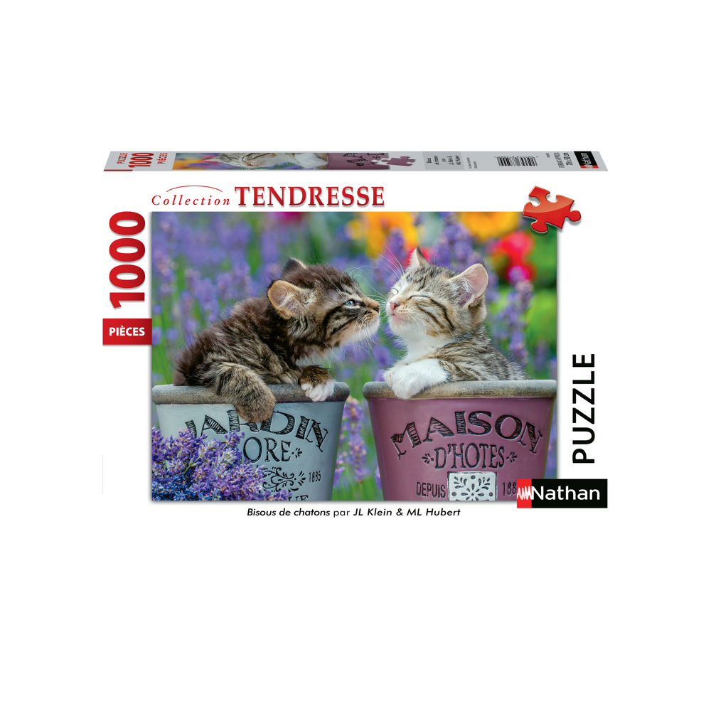 Puzzle N 1000 p - Bisous de chatons