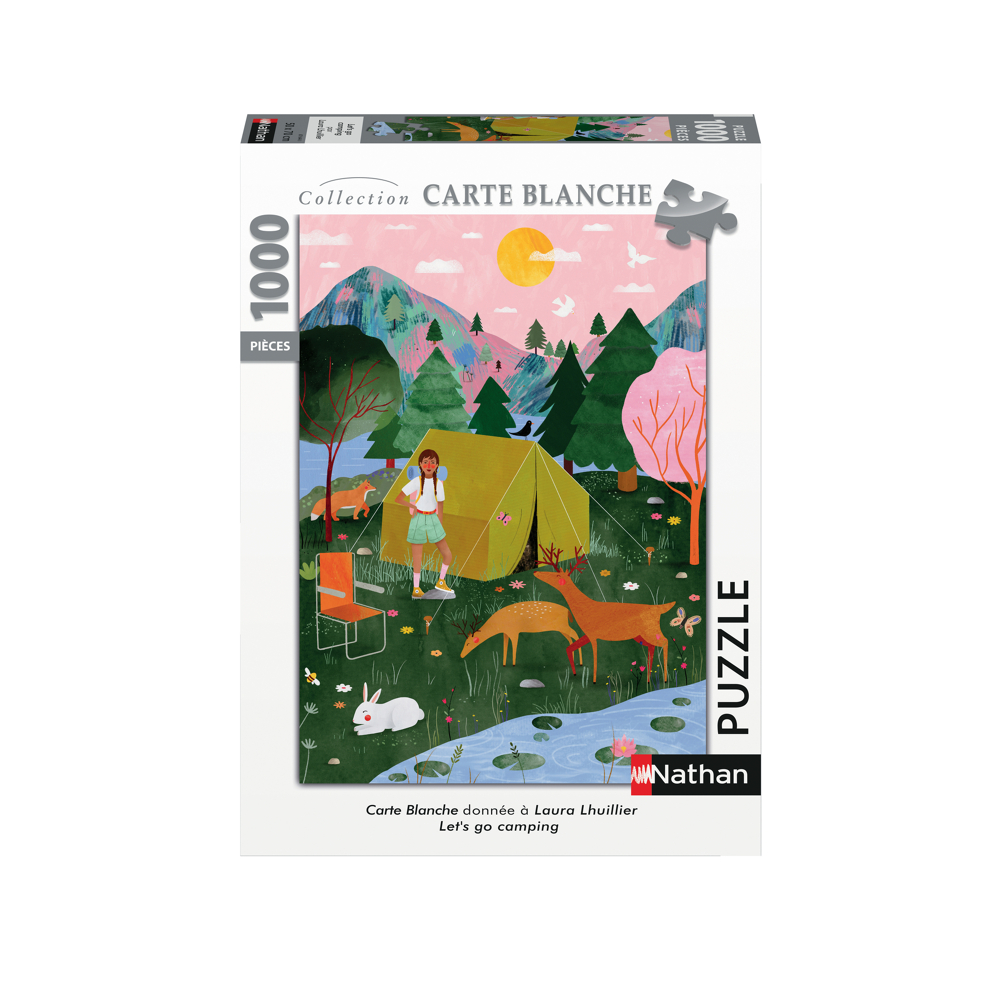 Puzzle N 1000 p - Let's go camping / Arual (Collection Carte blanche)