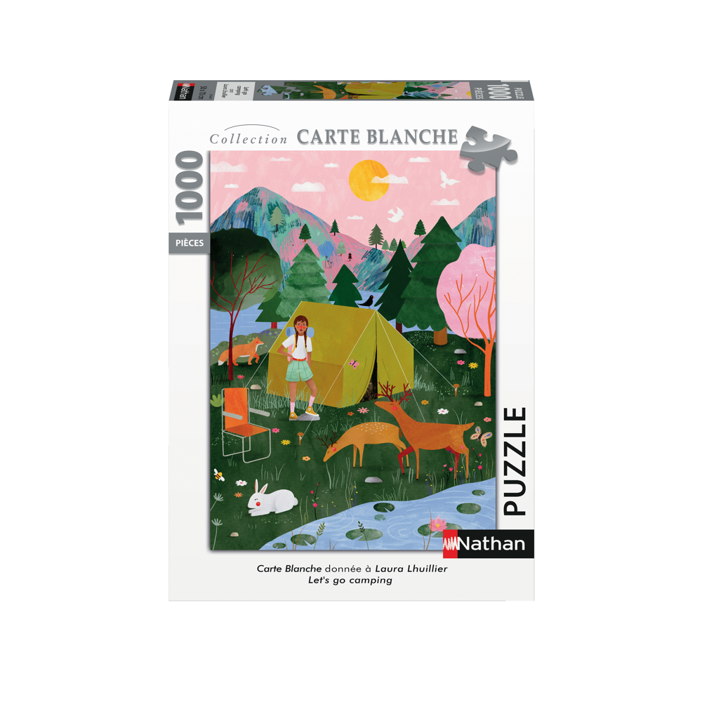 Puzzle N 1000 p - Let's go camping / Arual (Collection Carte blanche)