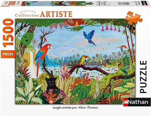 Puzzle N 1500 p - Jungle animée / Alain Thomas