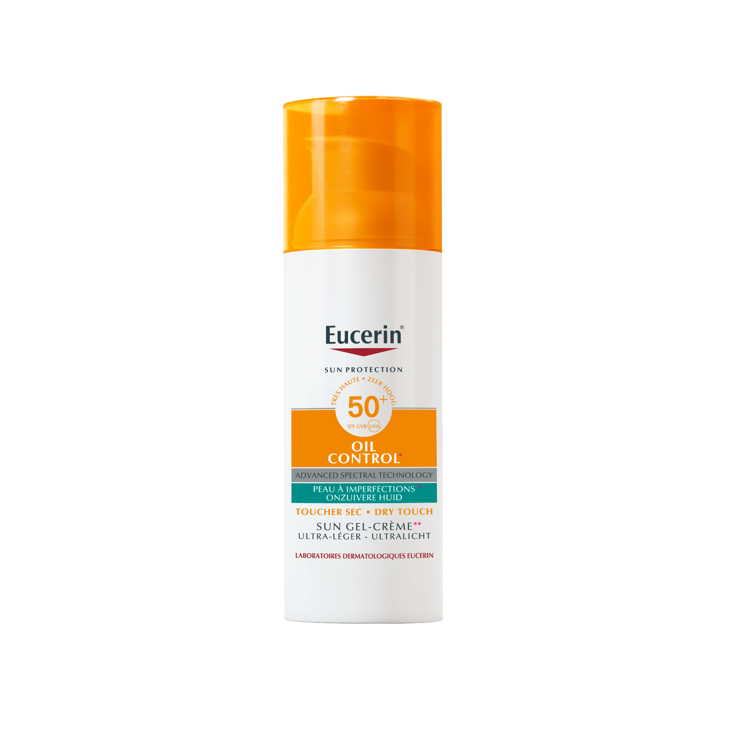 Gel crème Control Spf50 Eucerin Le Flacon De 50ml