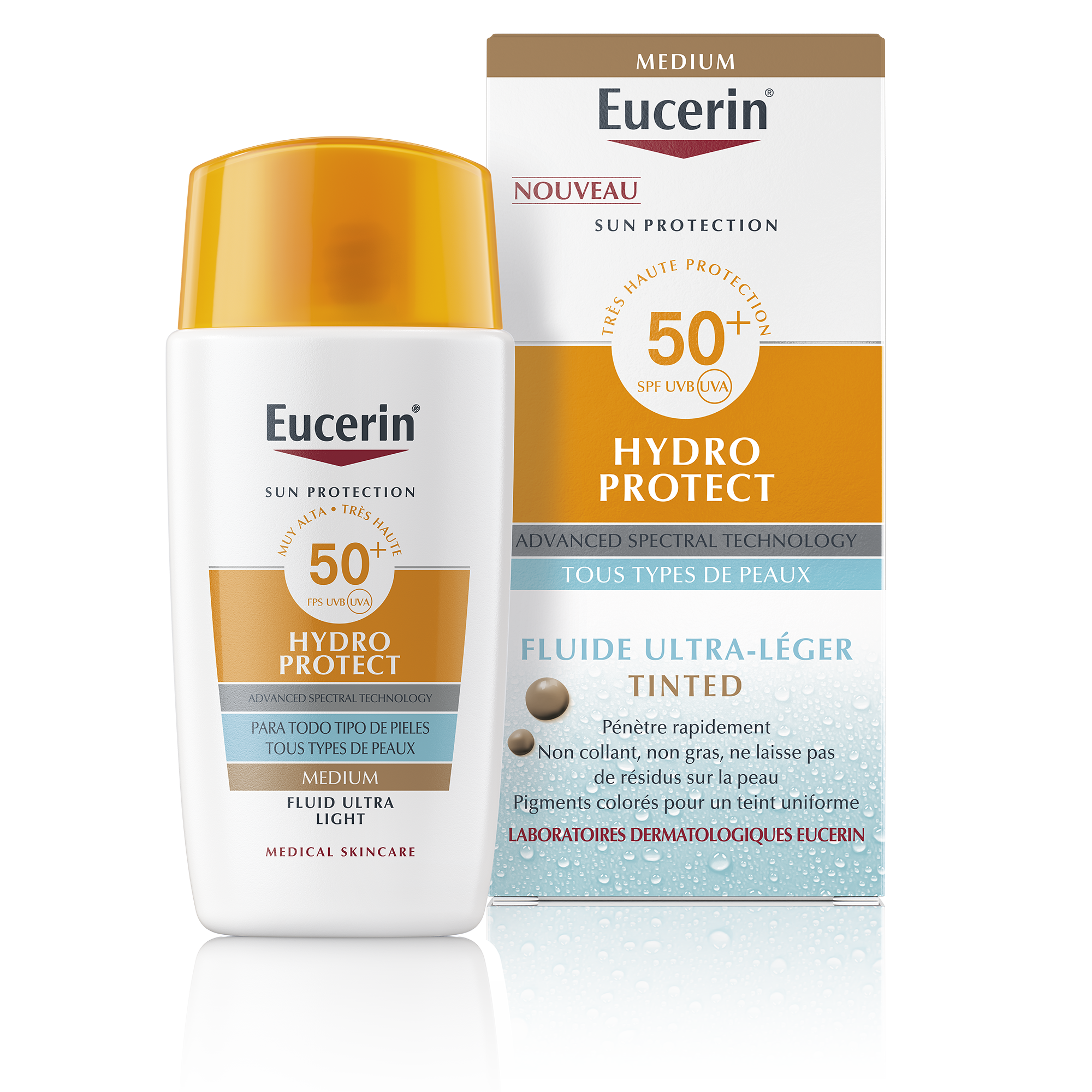 Fluide teinté Sun Protection Hydro Protect SPF50+ #Medium - vue 2