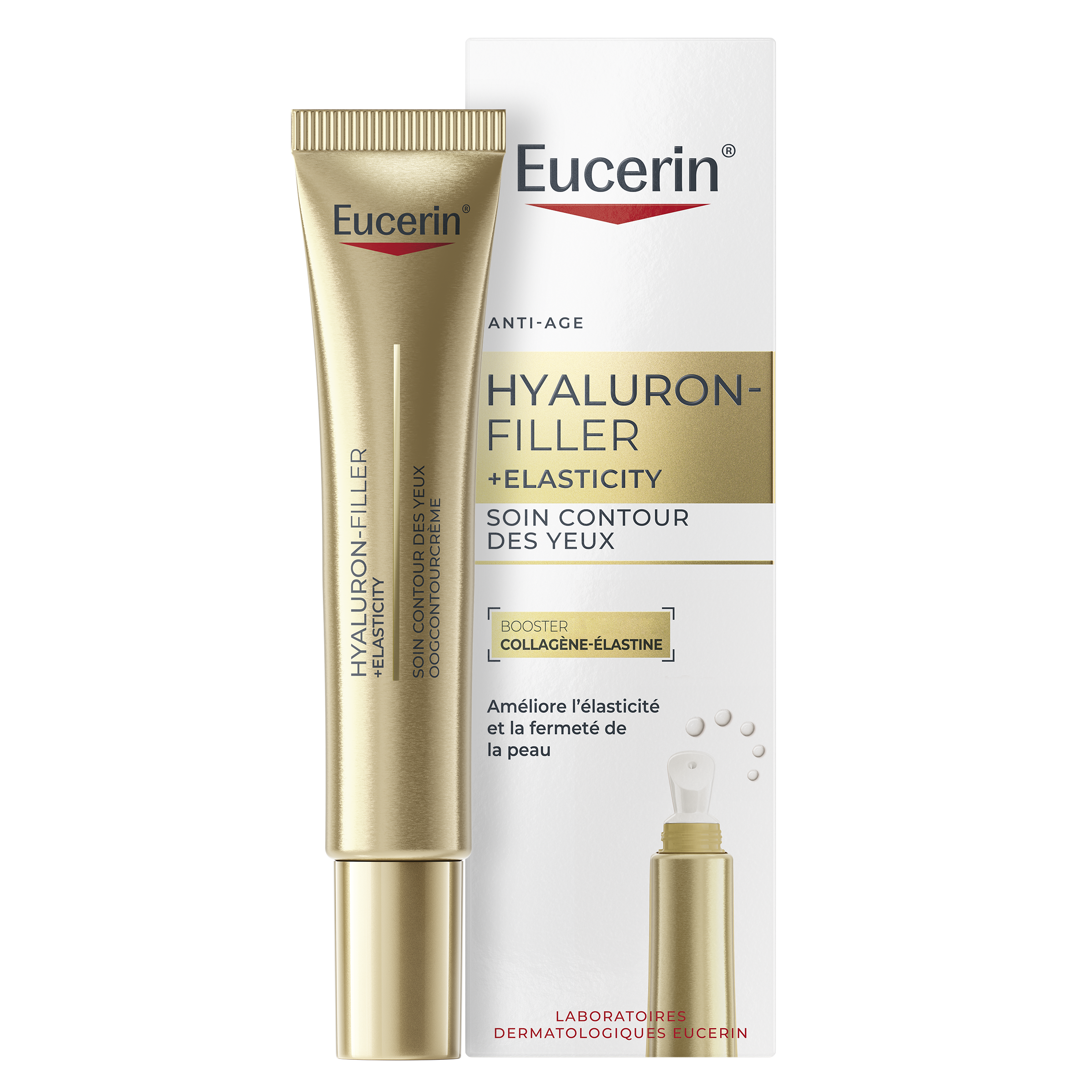 Eucerin Hyaluron Filler Elasticity Soin Contour Yeux SPF20 15ml
