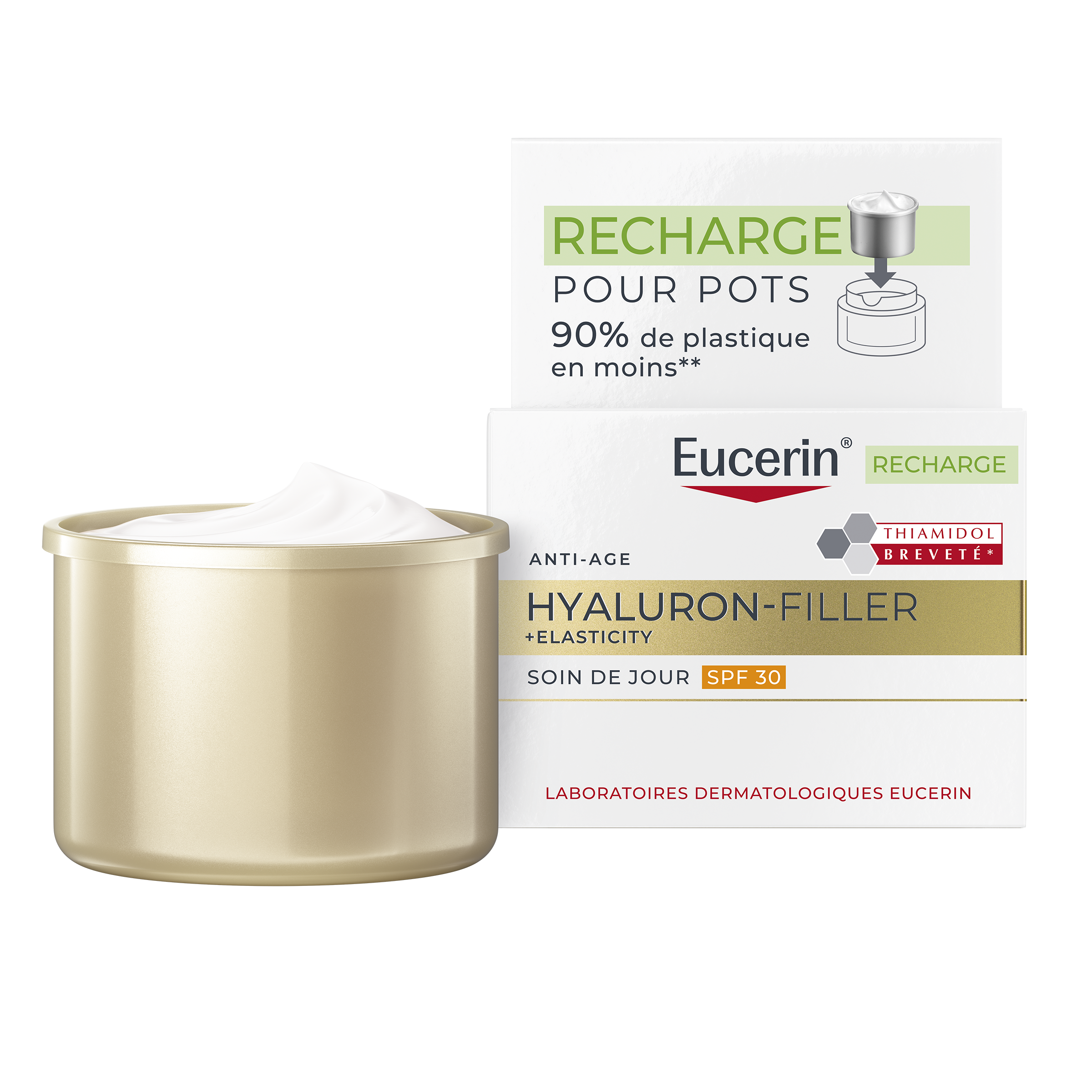 Eucerin Hyaluron Filler Elasticity Recharge Soin Jour SPF30 50ml