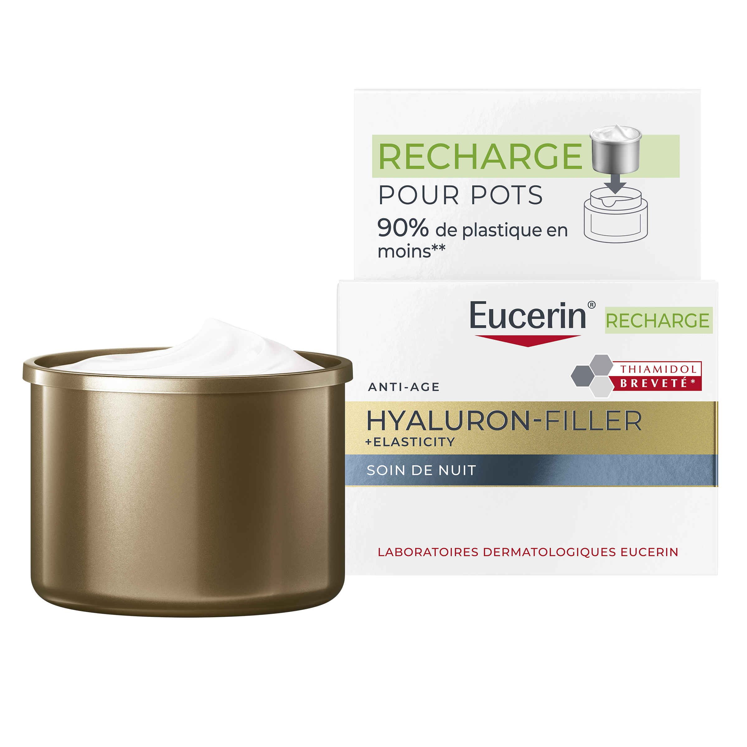 Eucerin Hyaluron Filler Elasticity Recharge Soin 50ml