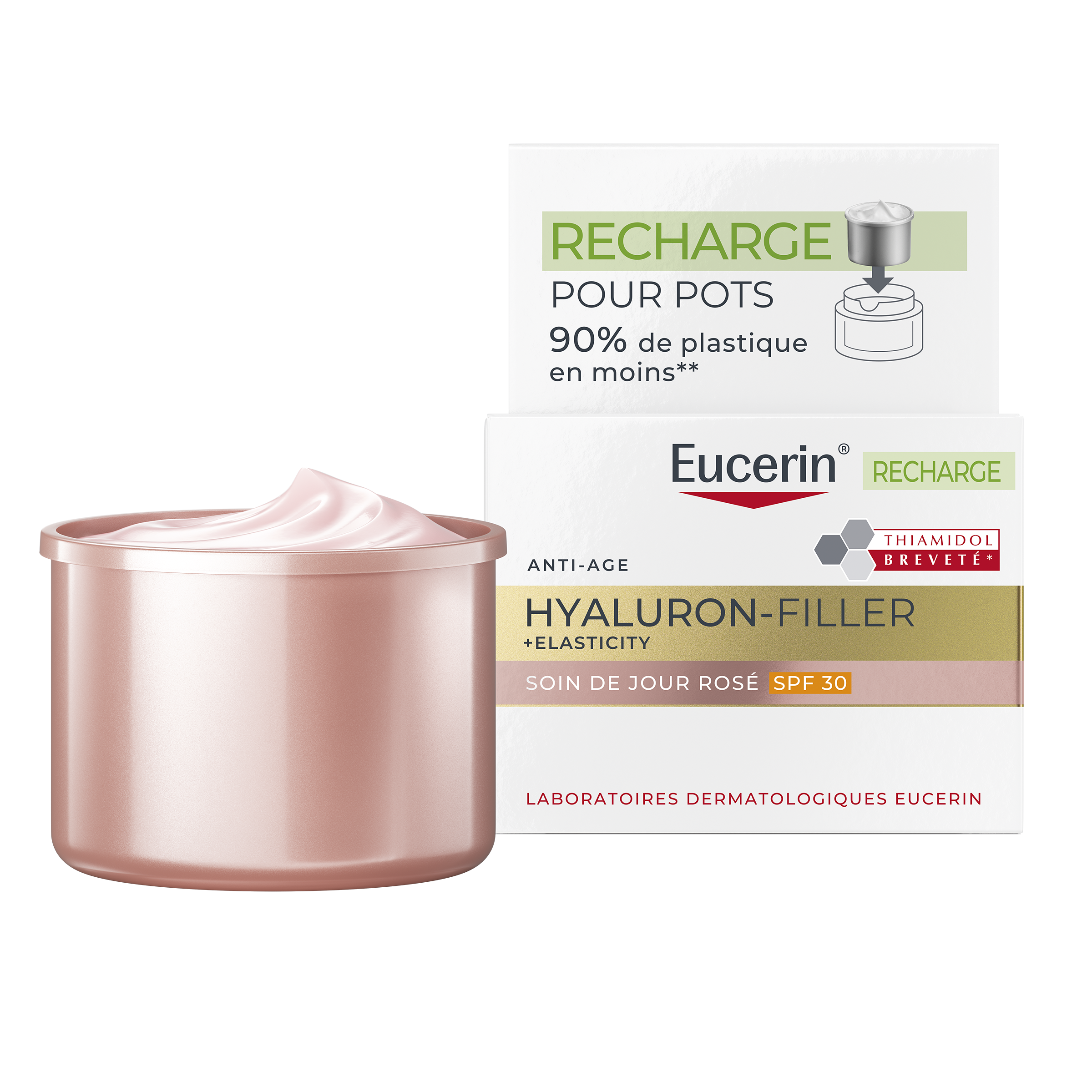 Eucerin Hyaluron Filler Elasticity Recharge Soin Jour SPF30 50ml