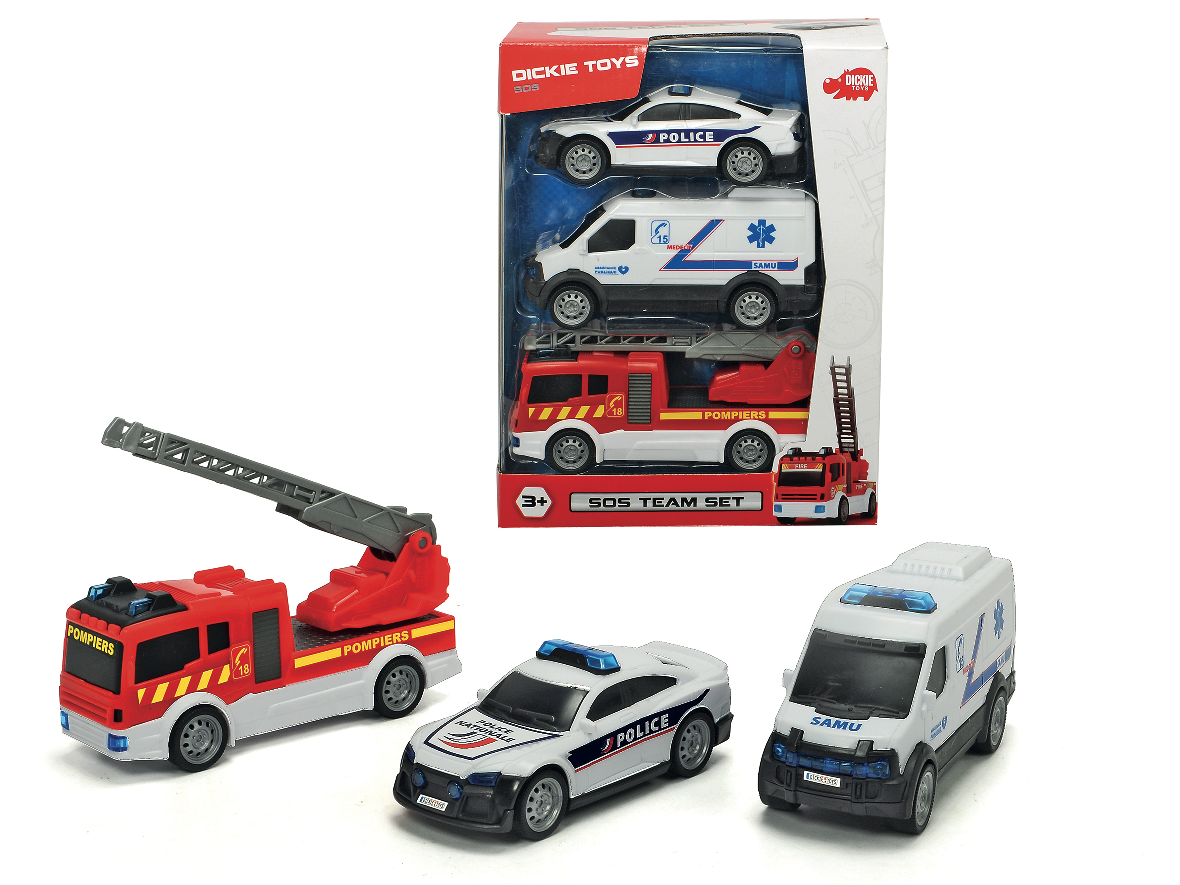 Dickie Sos Team Set 3 Pcs