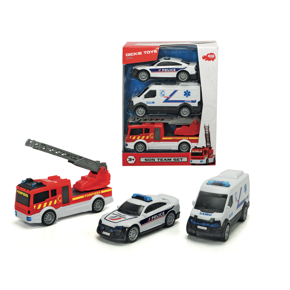 Dickie Sos Team Set 3 Pcs