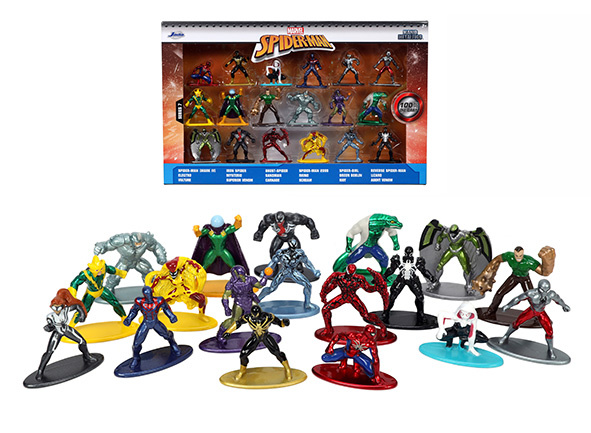 Coffret Spiderman SIMBA.DICKIE.GROUP 18 figurines 4cm en métal Enfant - vue 10