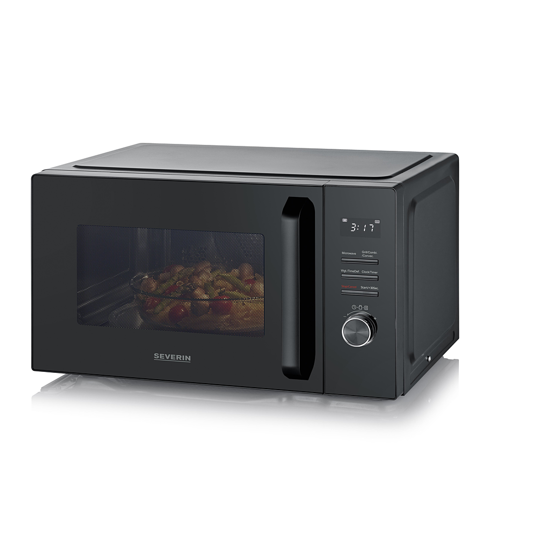 MW 7798 Micro-ondes / gril/ chaleur tournante / Airfryer, noir, 1000 W, 29 L, gril 1000 W et chaleur tournante 2100 W