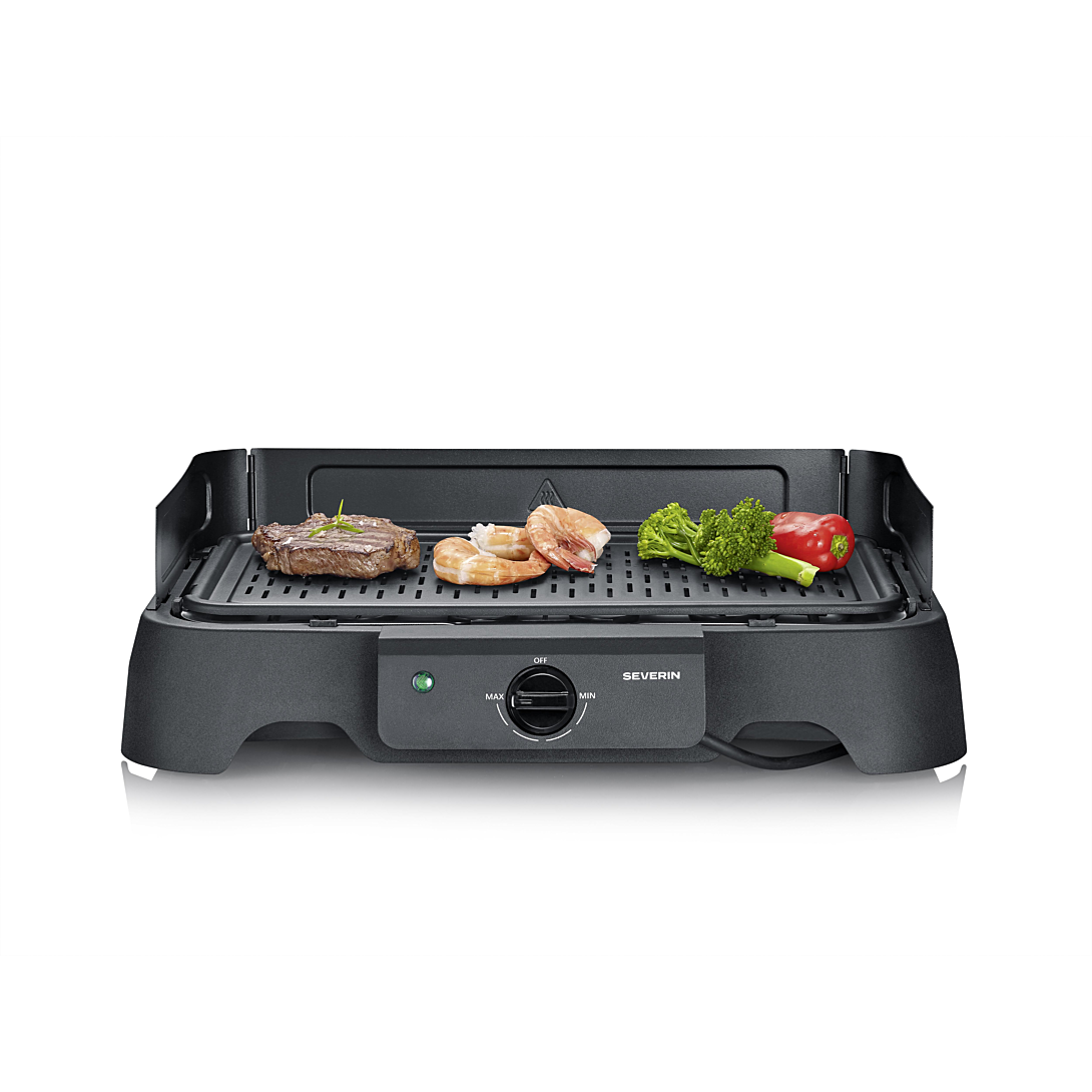 SEVERIN Gril de table avec plaque de cuisson en aluminium PG 8595 - vue 9