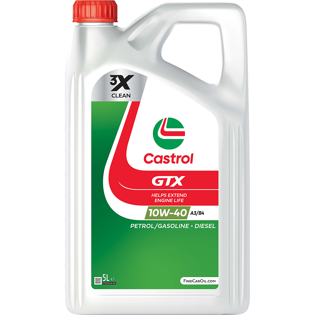 Huile Moteur Gtx Ultraclean 10w40 Bidon 5 Castrol 'huile Moteur De - vue 2