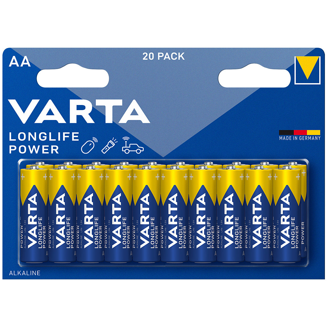 Blister de 2 piles LONGLIFE Max Power LR14 C 1 5V VARTA 4714110402 - vue 9