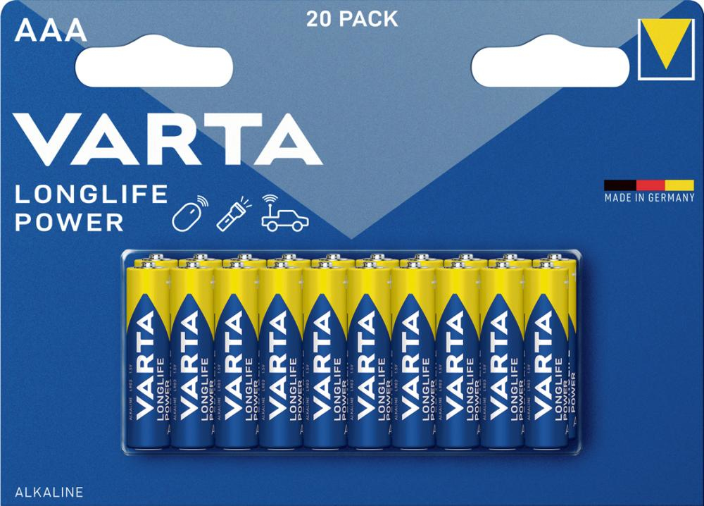 Varta 4903121420 Batterie à usage unique AAA Alcaline
