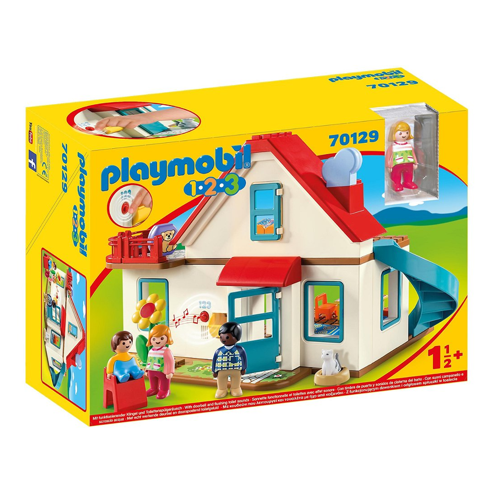 PLAYMOBIL 1.2.3 70129 Maison familiale - PLAYMOBIL 1.2.3 - PLAYMOBIL 1.2.3 - 18-36 mois ses premiers
