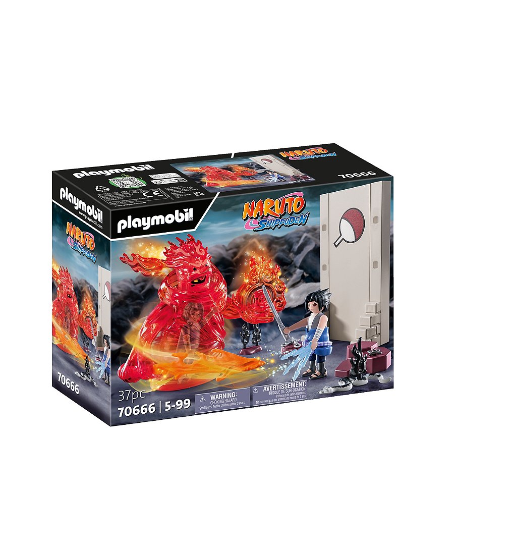 PLAYMOBIL 70666 Sasuke vs. Itachi- Naruto - Shippuden - Héros issus de Manga Shippuden à partir de 5