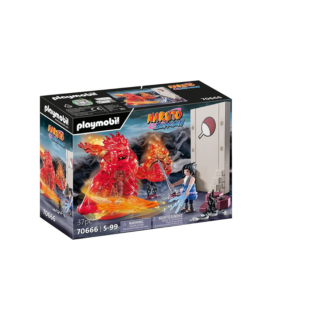 PLAYMOBIL 70666 Sasuke vs. Itachi- Naruto - Shippuden - Héros issus de Manga Shippuden à partir de 5