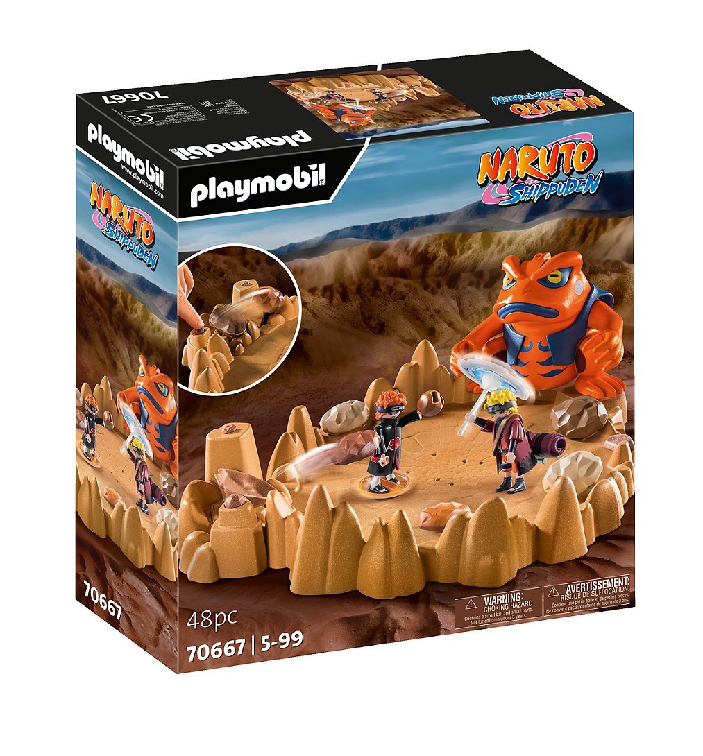 PLAYMOBIL 70667 Naruto vs. Pain- Naruto - Shippuden - Héros issus de Manga Shippuden à partir de 5 a