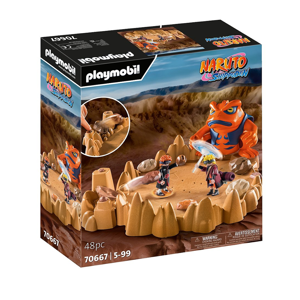 PLAYMOBIL 70667 Naruto vs. Pain- Naruto - Shippuden - Héros issus de Manga Shippuden à partir de 5 a