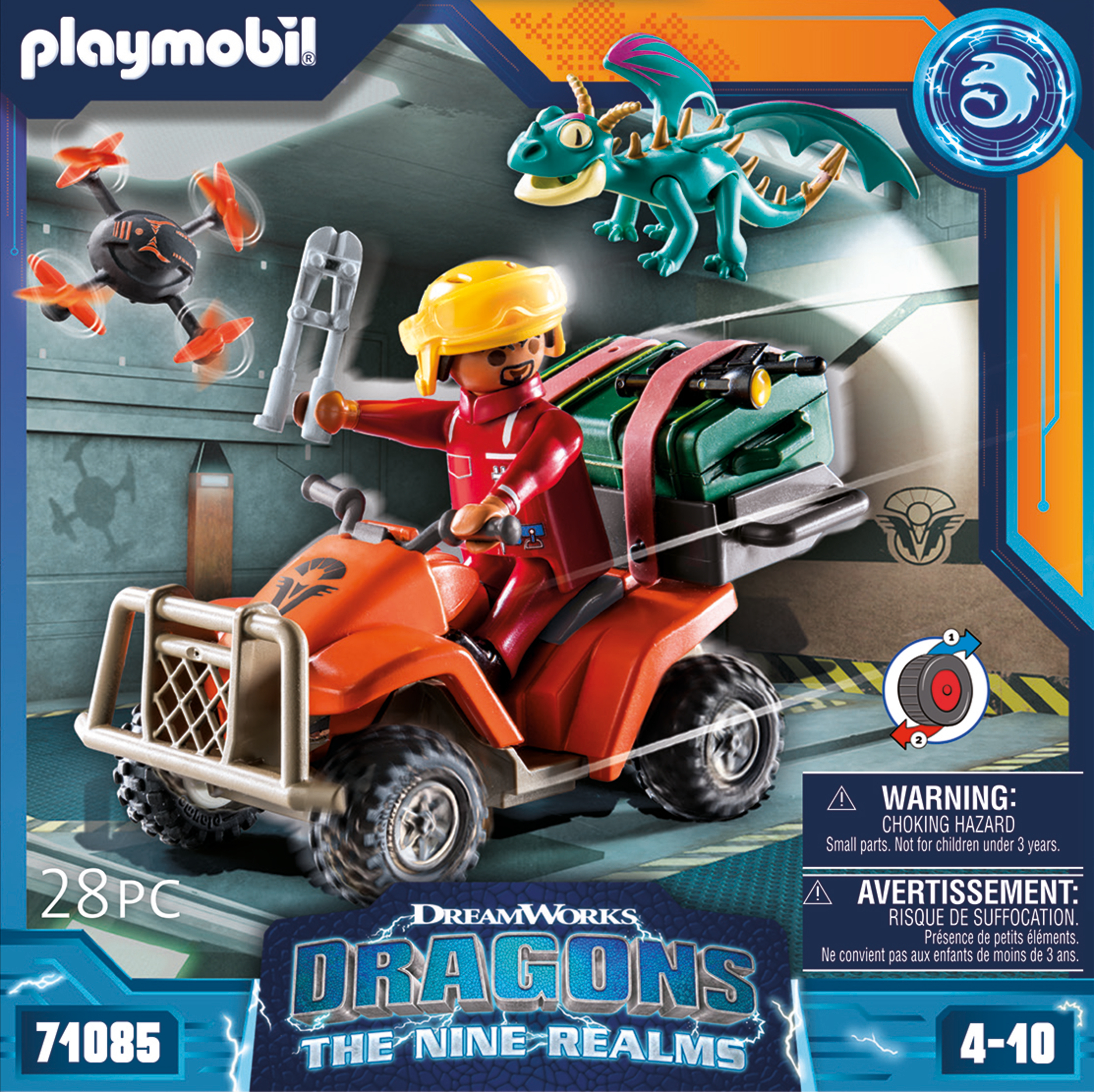 Icaris Quad Dragons The Nine Realms 71085 Playmobil La Boîte