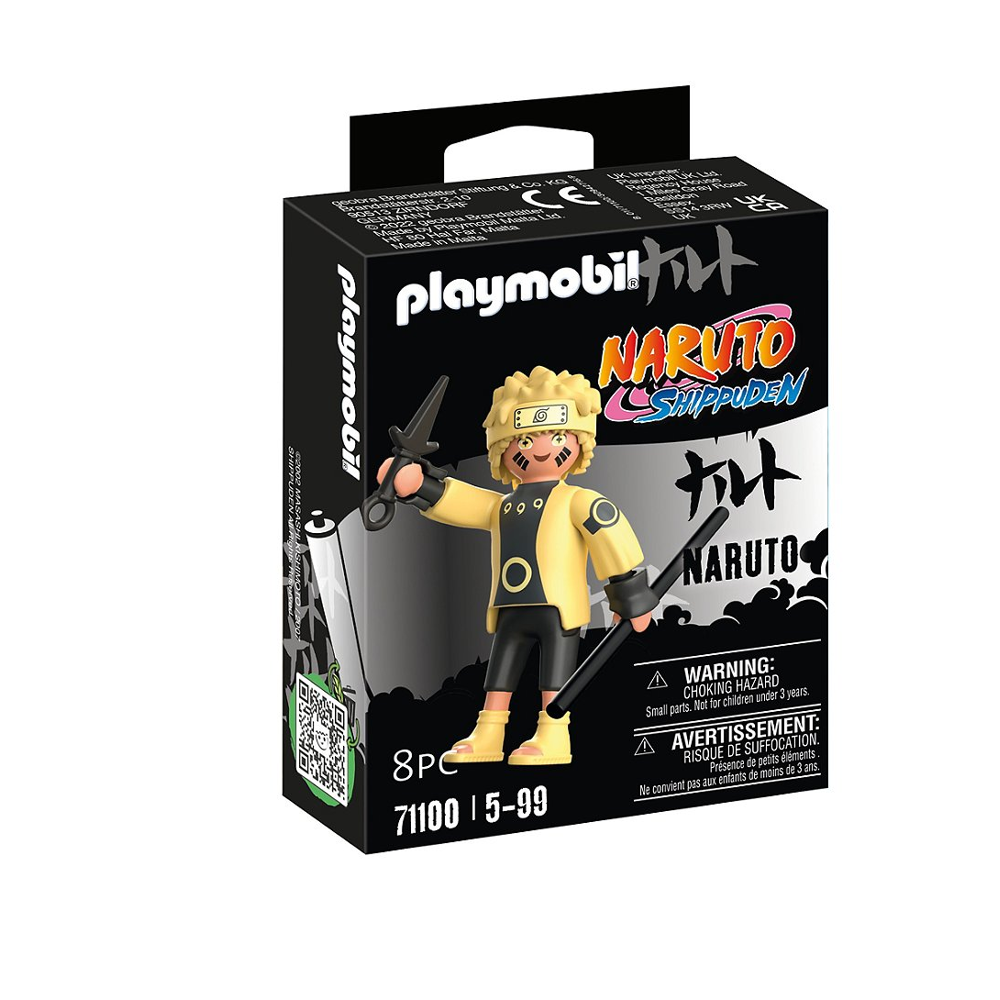 PLAYMOBIL 71100 Naruto Rikudou Sennin Mode- - Naruto - Héros issu de manga ninja