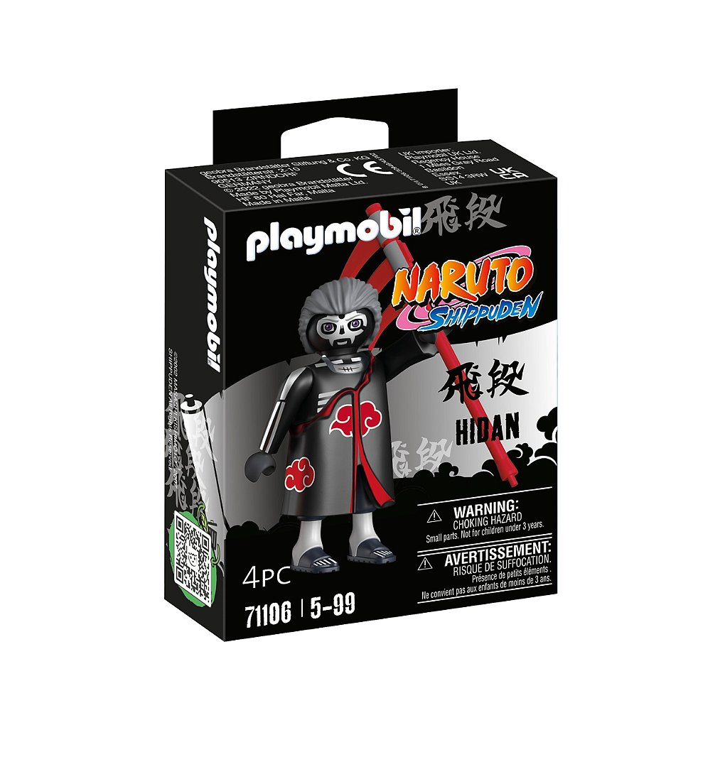 PLAYMOBIL 71106 Hidan- Naruto - Shippuden - héros issu de la série d'anime - pour reconstituer des s