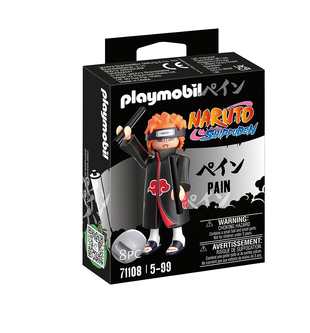 PLAYMOBIL 71108 Pain- - Naruto - Héros issu de manga ninja