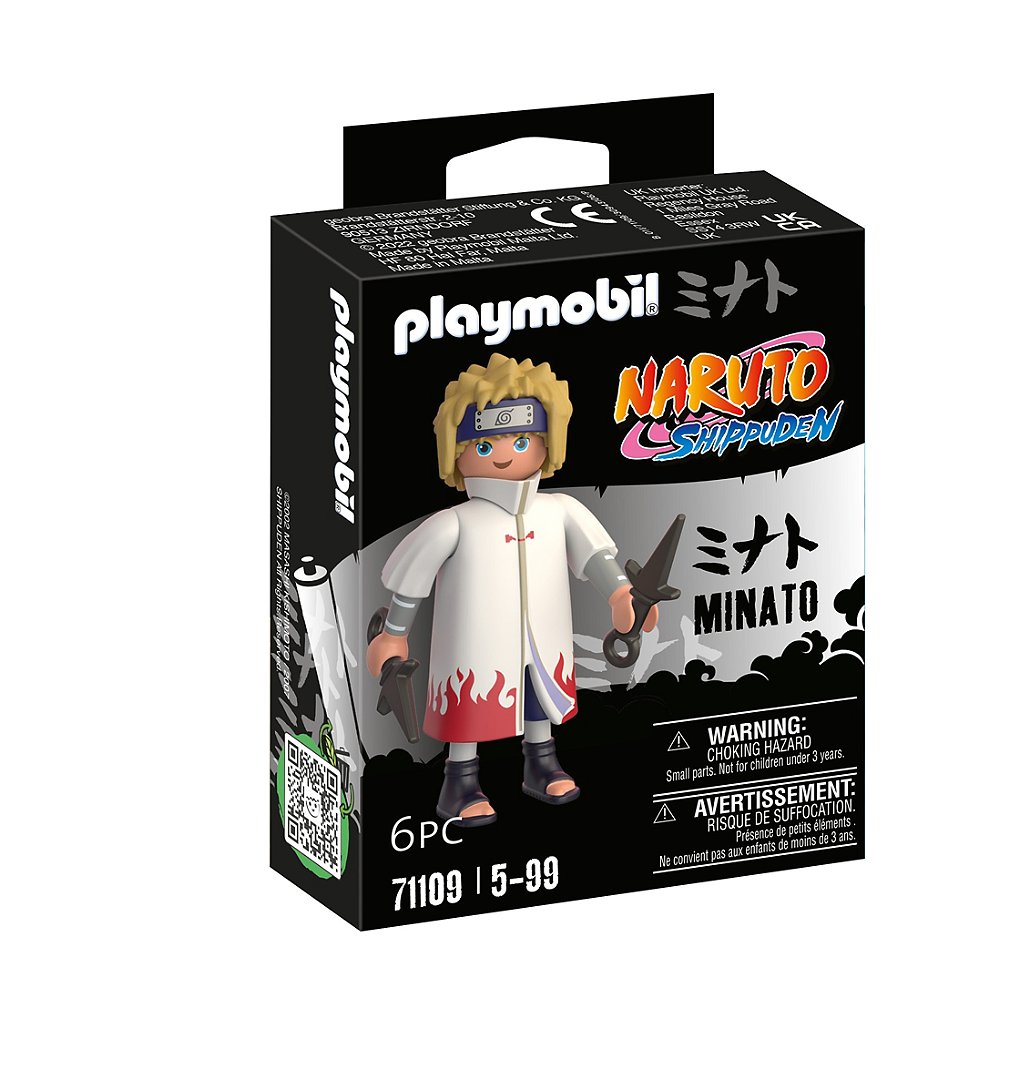 PLAYMOBIL 71109 Minato- - Naruto - Héros issu de manga ninja