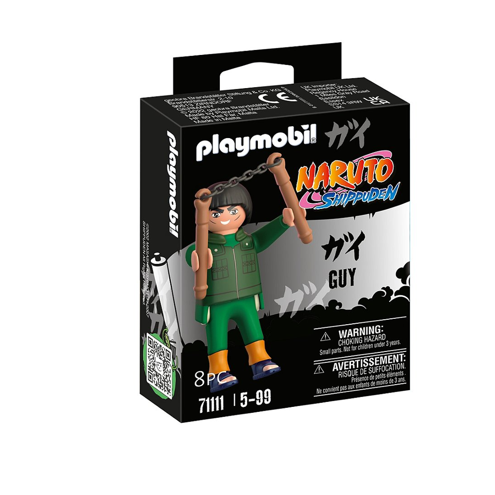 PLAYMOBIL 71111 Gaï Maito- - Naruto - Héros issu de manga ninja