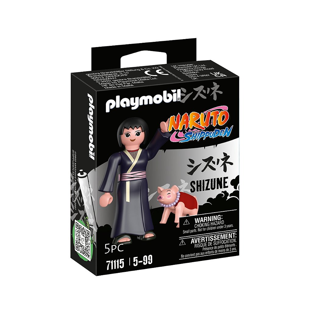 PLAYMOBIL 71115 Shizune- Naruto - Shippuden - héros issu de la série d'anime - pour reconstituer des