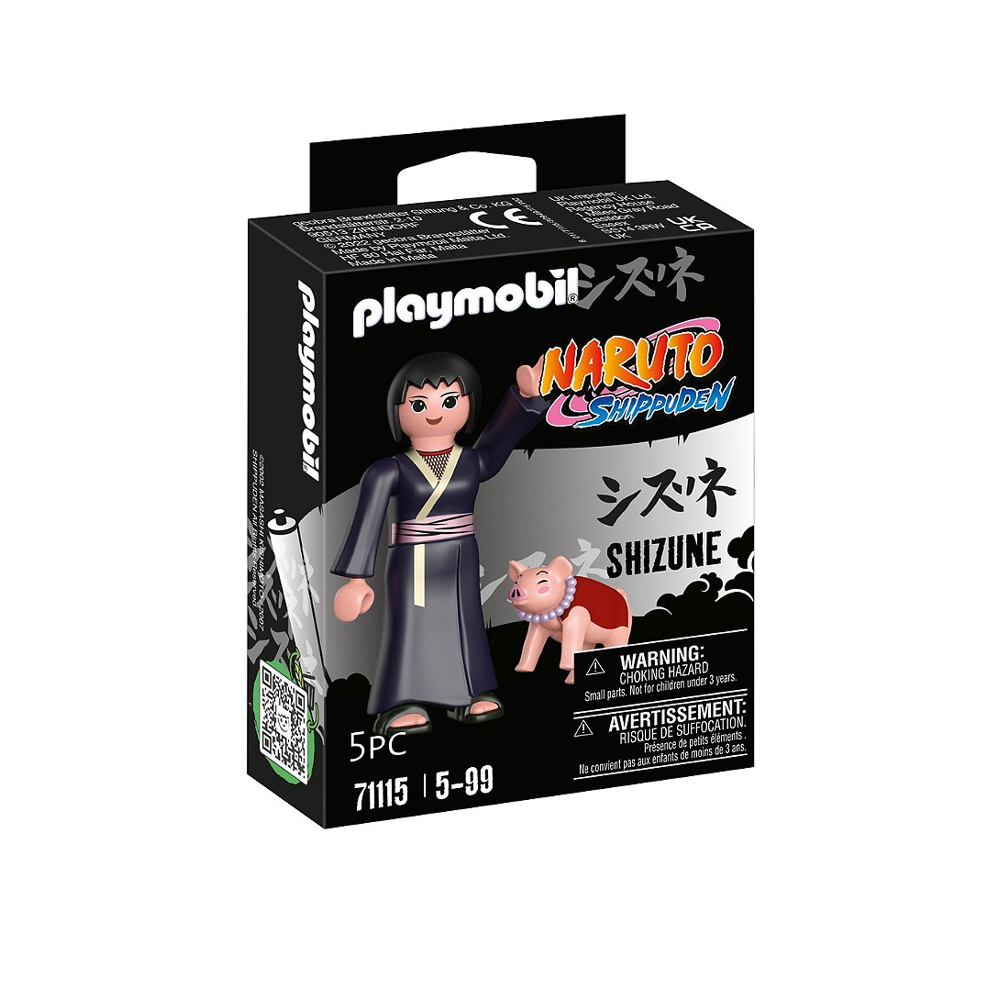 PLAYMOBIL 71115 Shizune- Naruto - Shippuden - héros issu de la série d'anime - pour reconstituer des