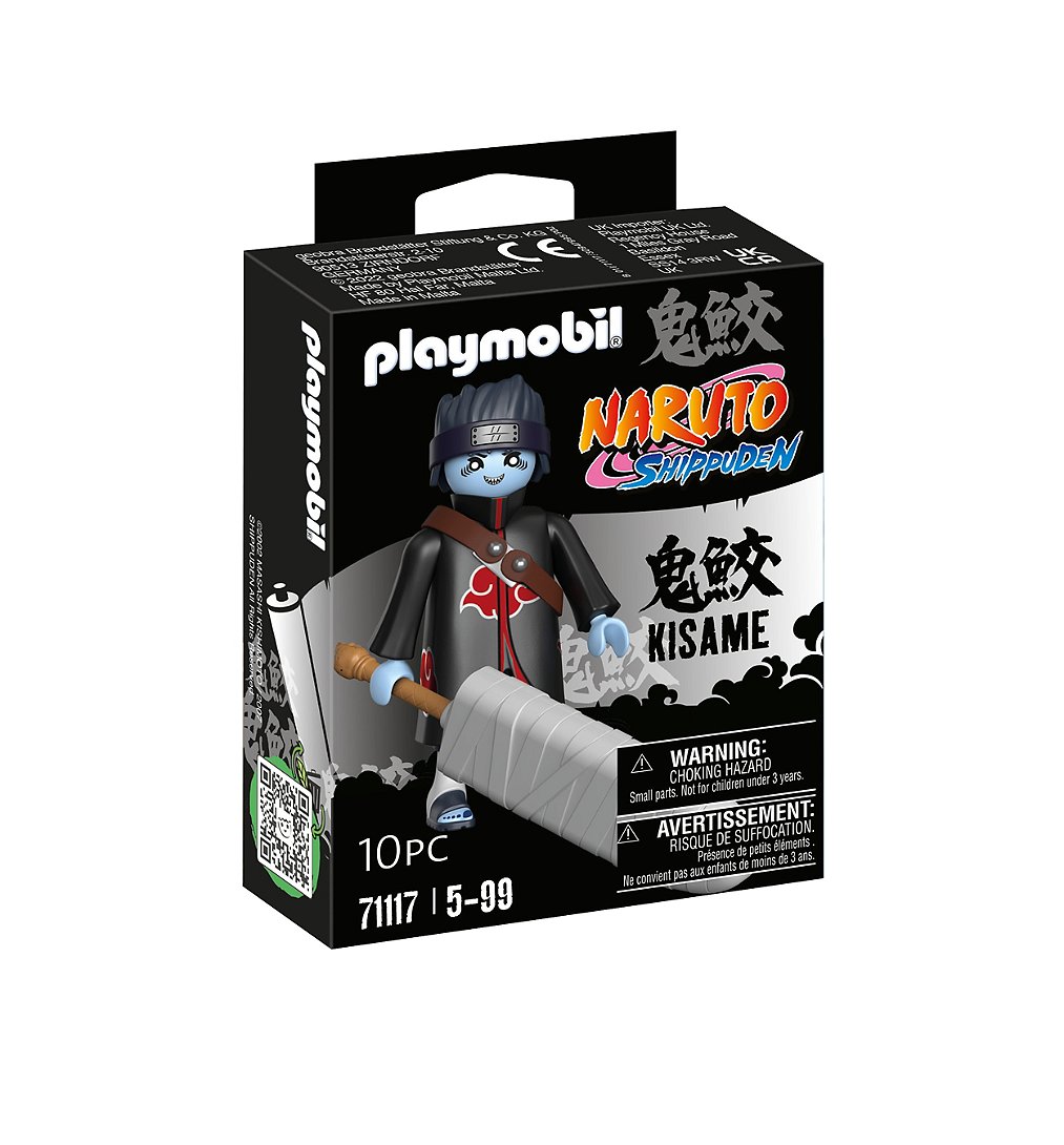 PLAYMOBIL 71117 Kisame- Naruto - Shippuden - héros issu de la série d'anime - pour reconstituer des 