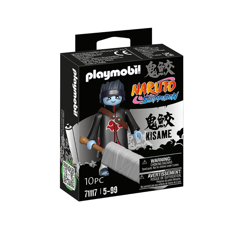 PLAYMOBIL 71117 Kisame- Naruto - Shippuden - héros issu de la série d'anime - pour reconstituer des