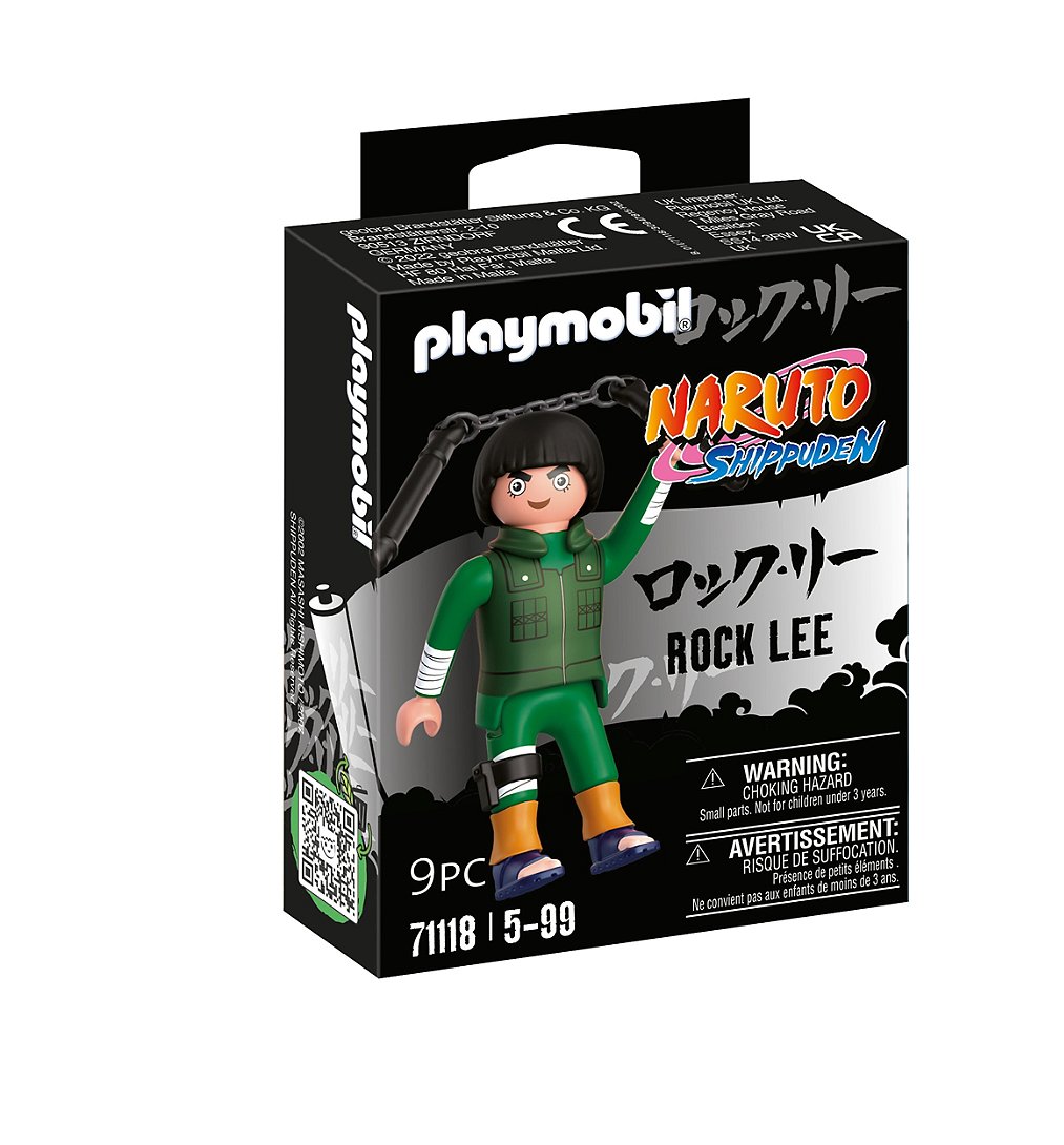 PLAYMOBIL 71118 Rock Lee- - Naruto - Héros issu de manga ninja