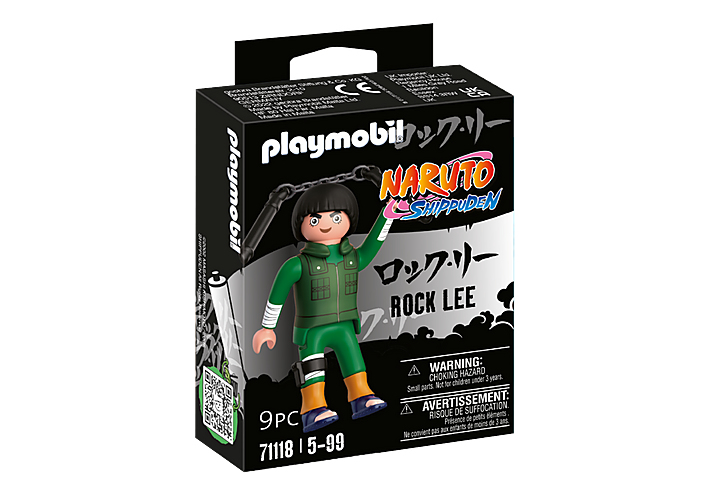 PLAYMOBIL 71118 Rock Lee- - Naruto - Héros issu de manga ninja