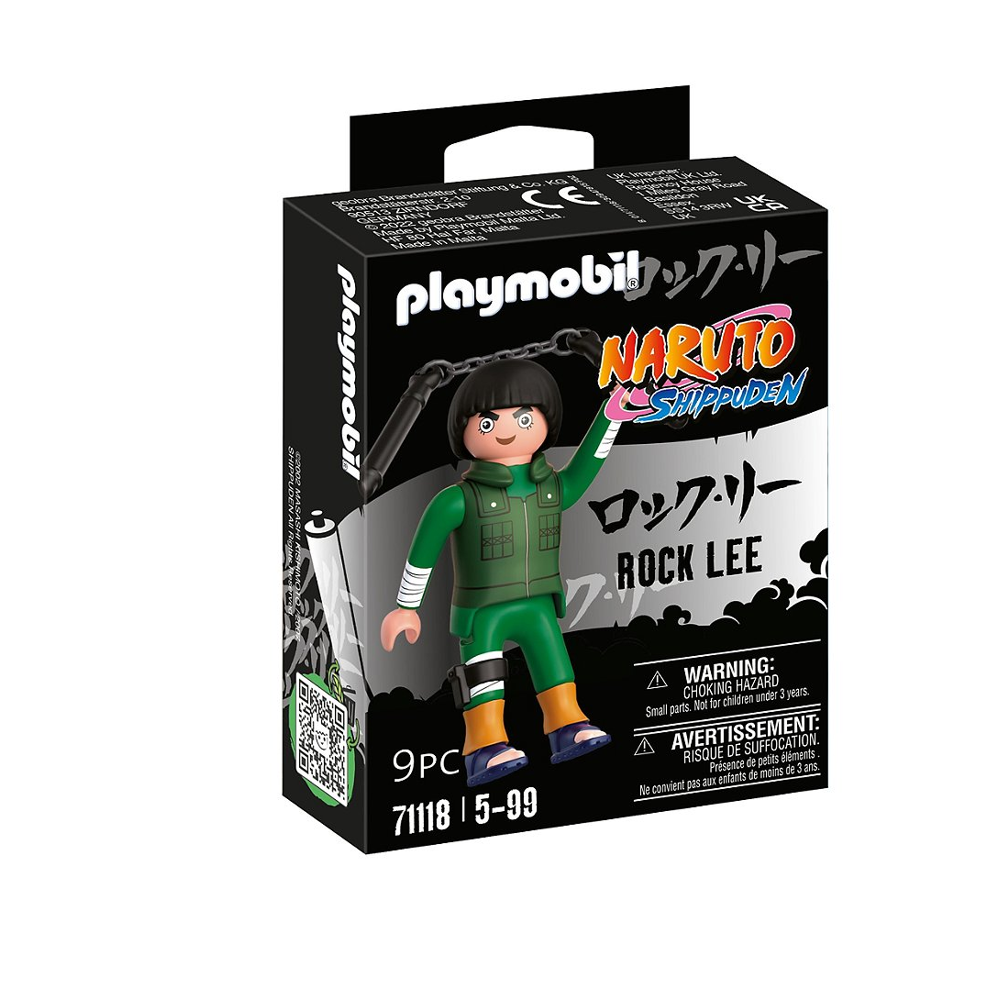 PLAYMOBIL 71118 Rock Lee- - Naruto - Héros issu de manga ninja
