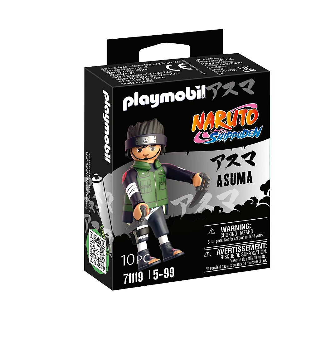 PLAYMOBIL 71119 Asuma- - Naruto - Héros issu de manga ninja