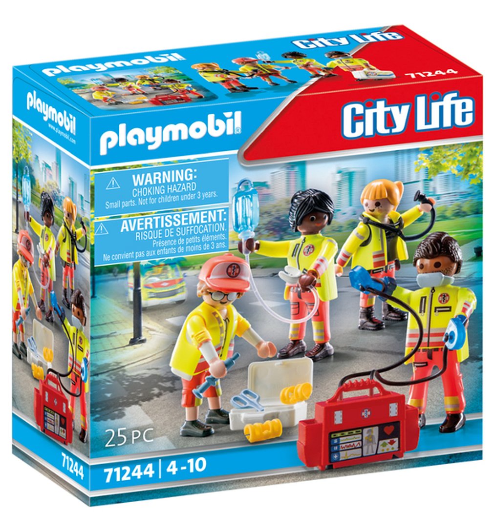PLAYMOBIL 71244 Equipe de secouristes- City Action - Les secours - City Action Ville & Métiers