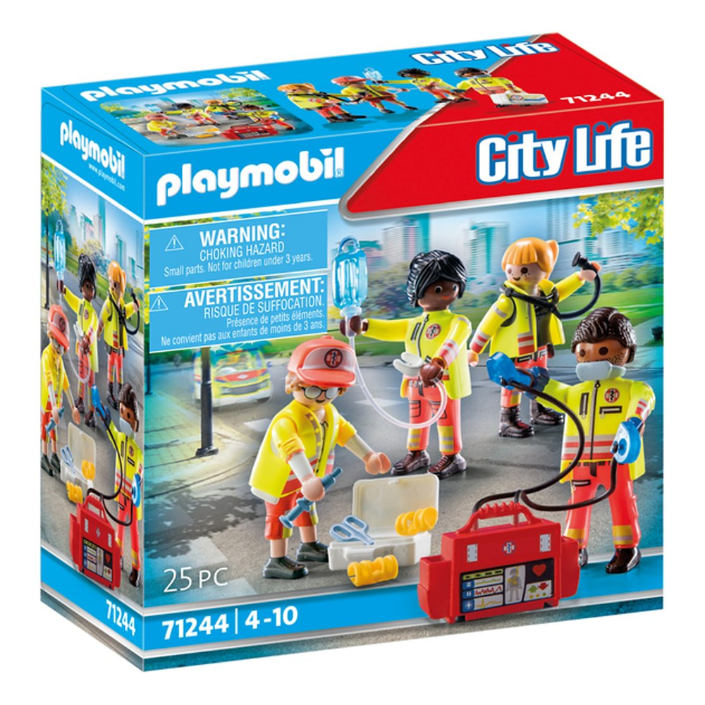 PLAYMOBIL 71244 Equipe de secouristes- City Action - Les secours - City Action Ville & Métiers