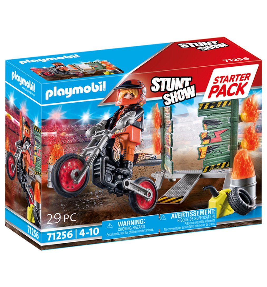 PLAYMOBIL 71256 Starter Pack Cascadeur- - Stuntshow - coffret découverte idée cadeau