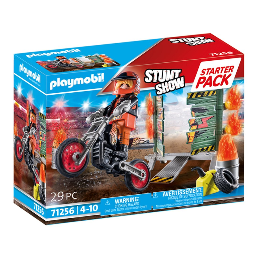 PLAYMOBIL 71256 Starter Pack Cascadeur- - Stuntshow - coffret découverte idée cadeau