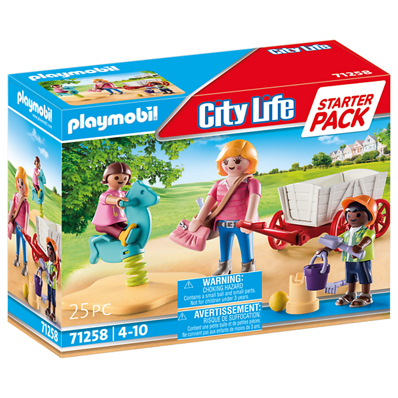 PLAYMOBIL 71258 Starter Pack Nourrice avec enfants- City Life - La maison traditionnelle - coffret d
