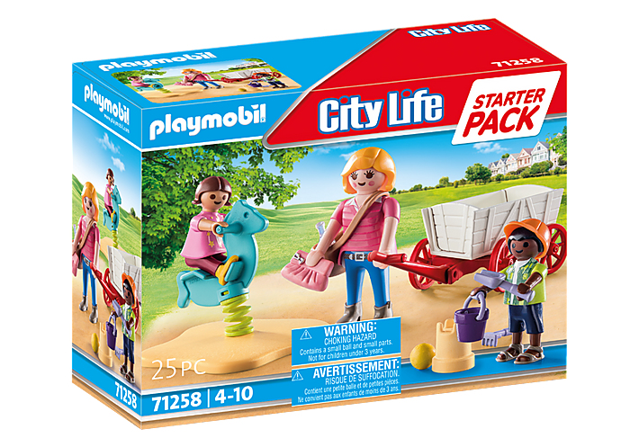 PLAYMOBIL 71258 Starter Pack Nourrice avec enfants- City Life - La maison traditionnelle - coffret d