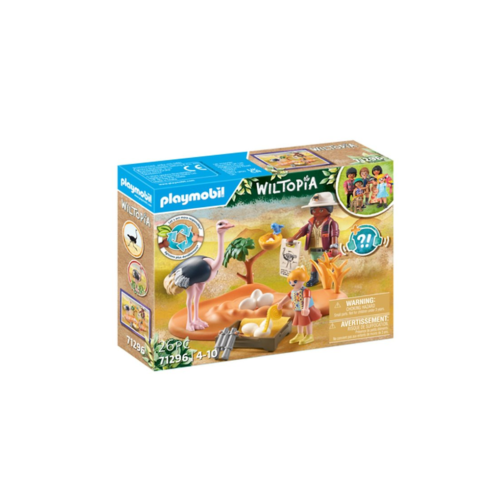 PLAYMOBIL 71296 Explorateurs et nid d'autruche - Découvrir le monde- Wiltopia avec plus de 80% de ma