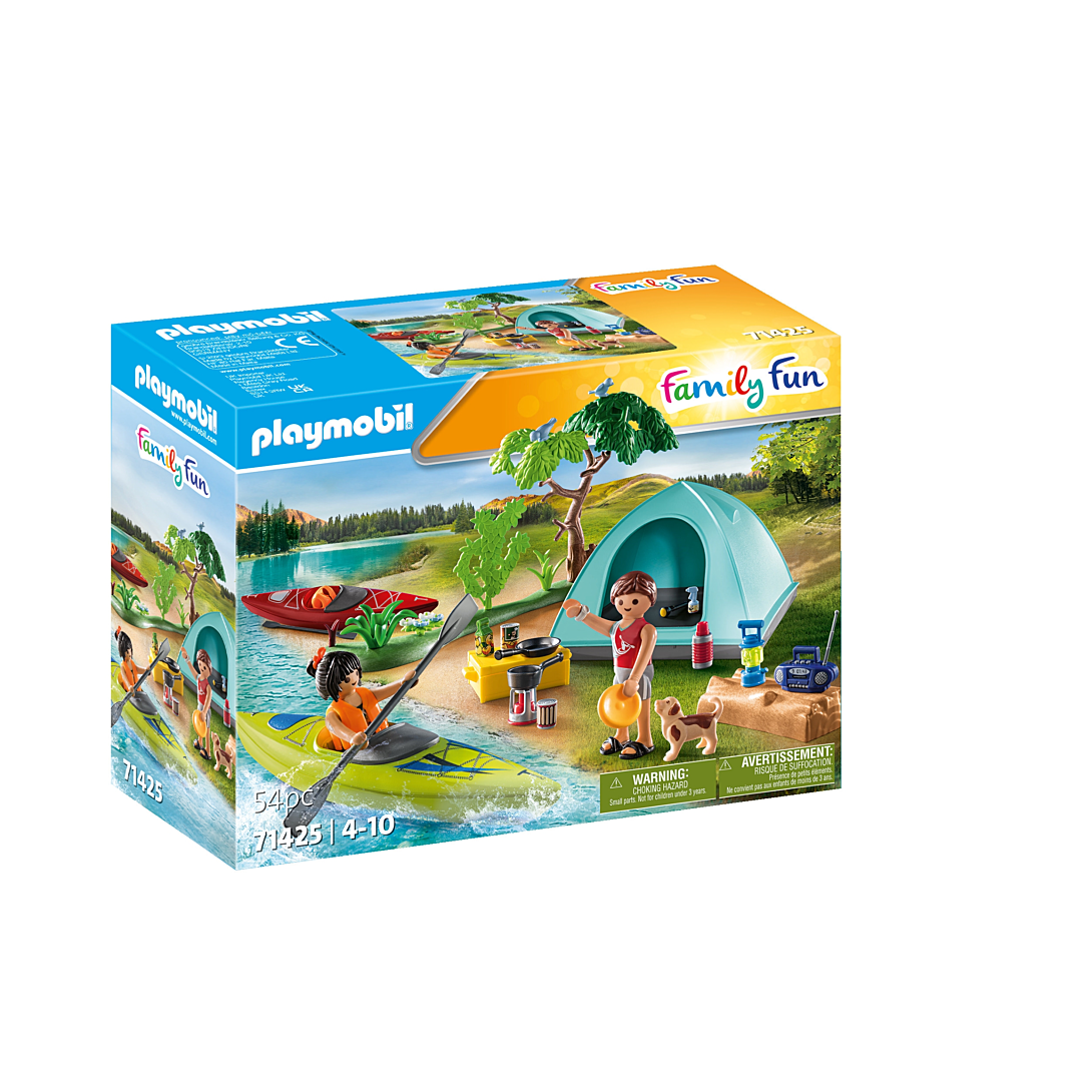 Jeu De Construction Famille Et Tente Playmobil - vue 8