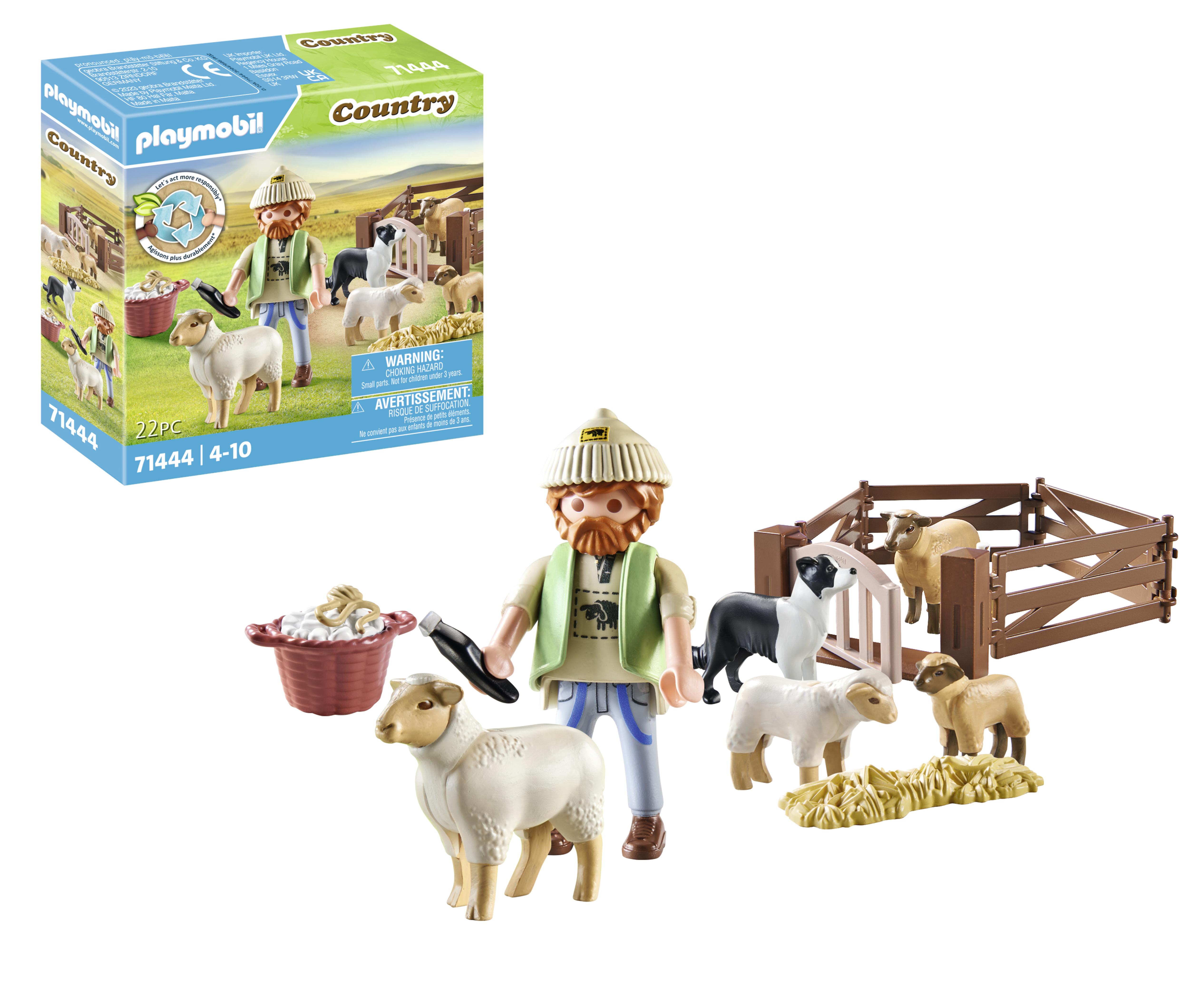 Jeux D'imitation Berger Avec Moutons Playmobil La Boite